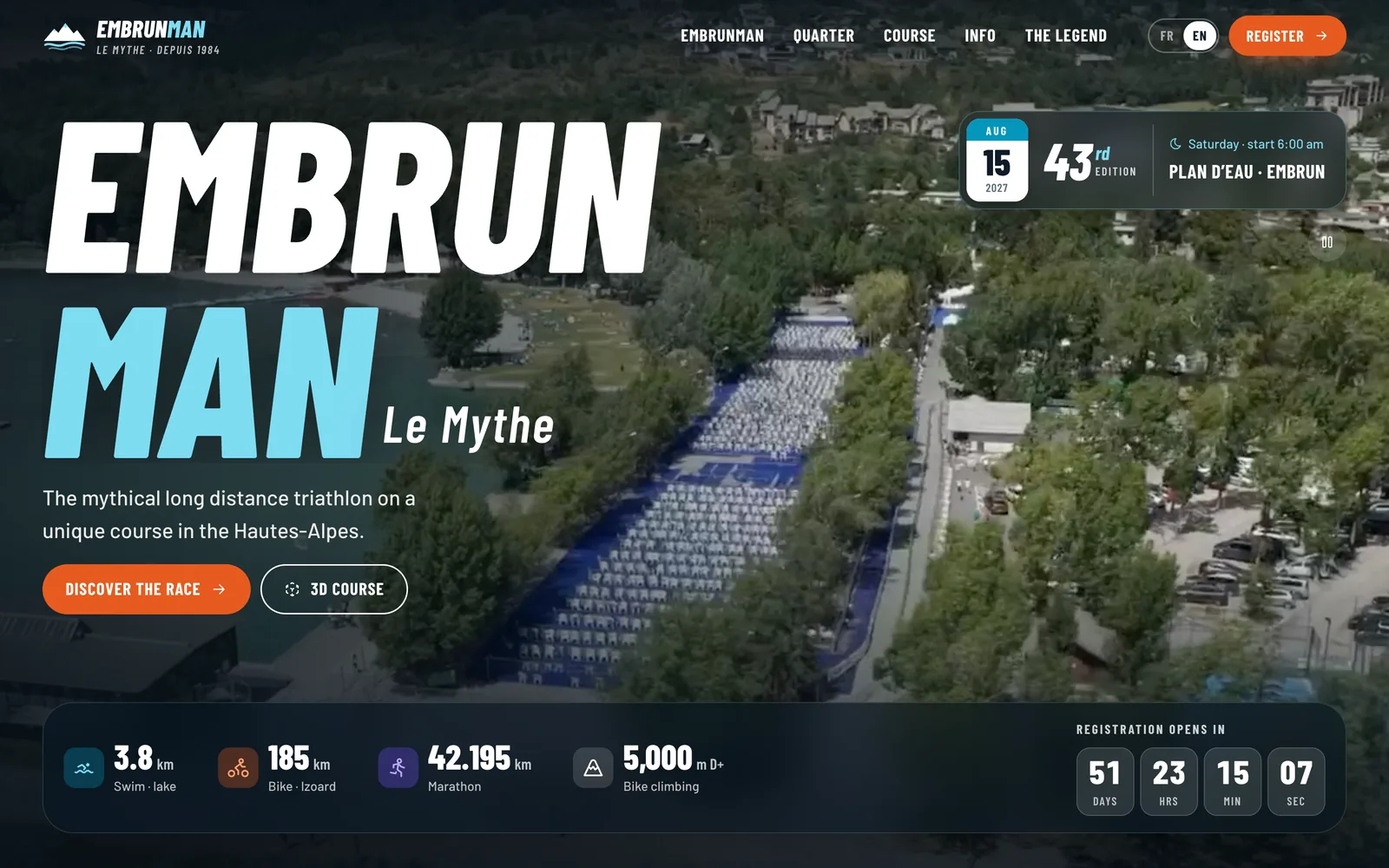 Embrunman — live site