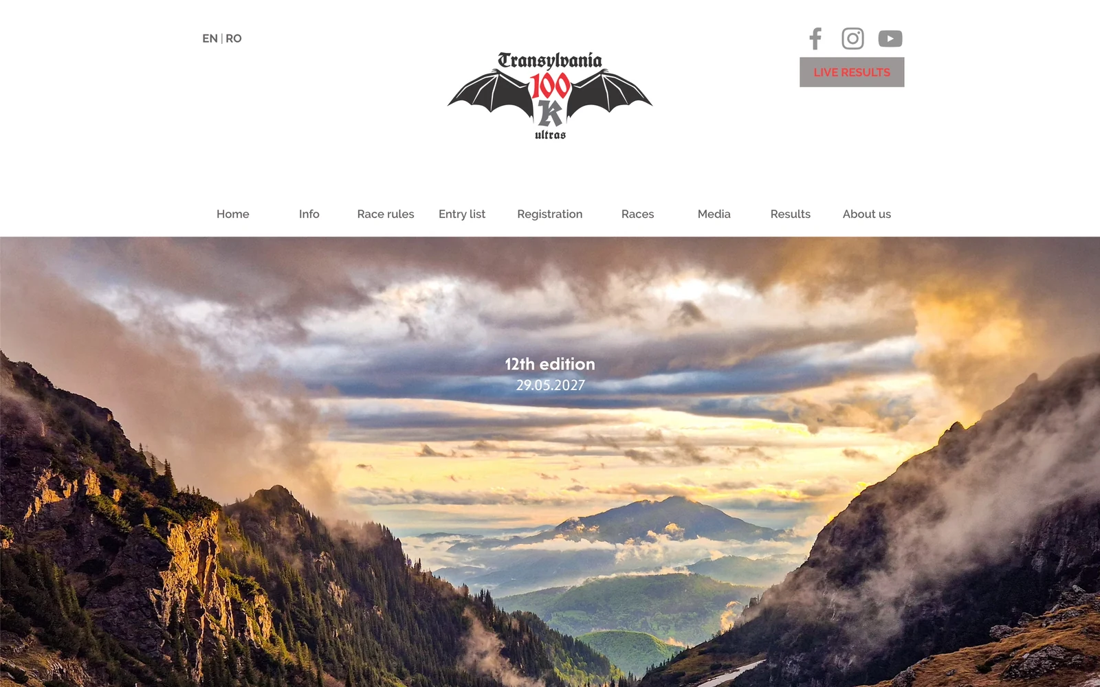 Before — the original Wix home page
