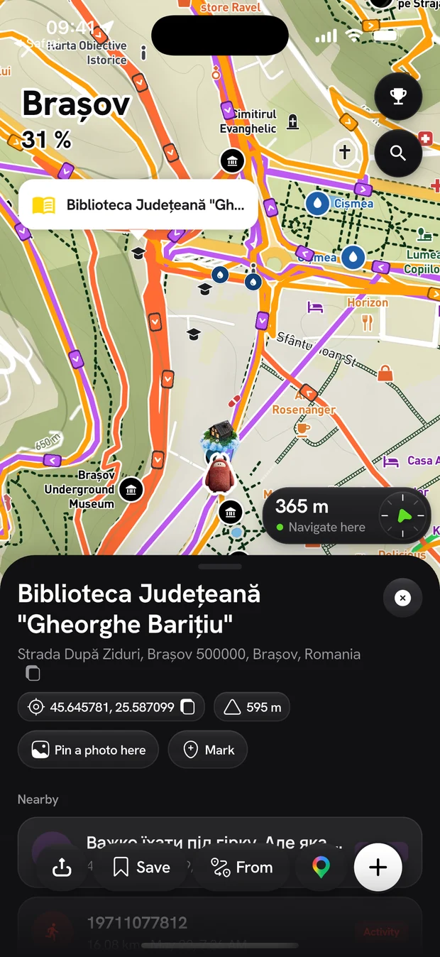 Neighbourhood — Wayly app screen